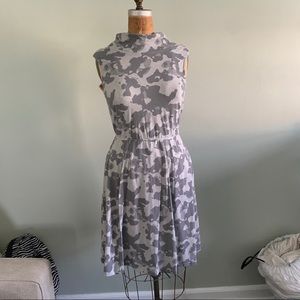 eShakti Back Tie-Neck Camo Print Dress Size L-12